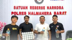 Polres Halmahera Barat Gelar Razia Miras dan Obat Terlarang di Kapal Permata Obi