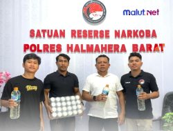 Polres Halmahera Barat Gelar Razia Miras dan Obat Terlarang di Kapal Permata Obi