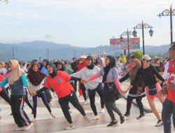 Pemda Halsel Gelar Car Free Day Perdana di UMKM, Ratusan Warga sangat Antusias