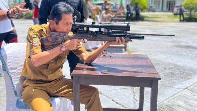 Ikut Lomba Menembak Peringati Haornas Ke-42, Wakil Bupati Halsel: Momen Ini Mengingatkan Kita Pentingnya Olahraga!