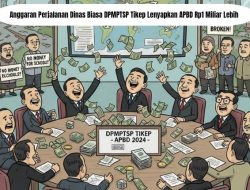 DPMPTSP Tikep Habiskan APBD Tahun 2024 Rp1 Miliar Hanya untuk Perjalanan Dinas Biasa